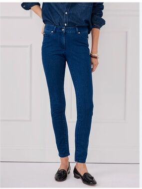 J. McLaughlin Deep Blue Slim Stretch Jeans Size 8